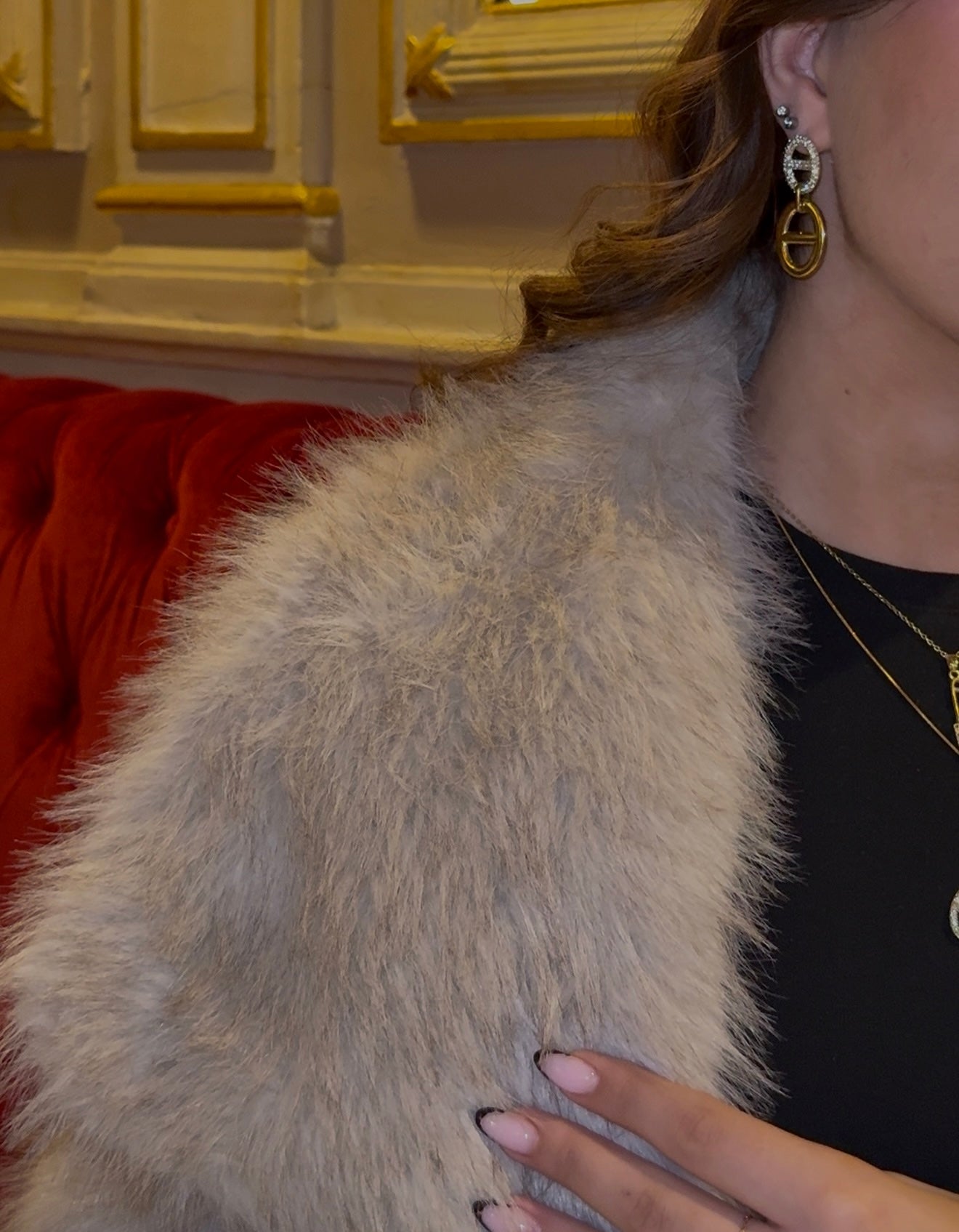 Boucle d'oreille Amber